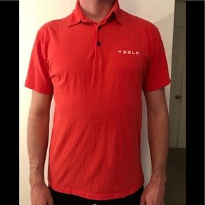 *TESLA* Men’s red polo